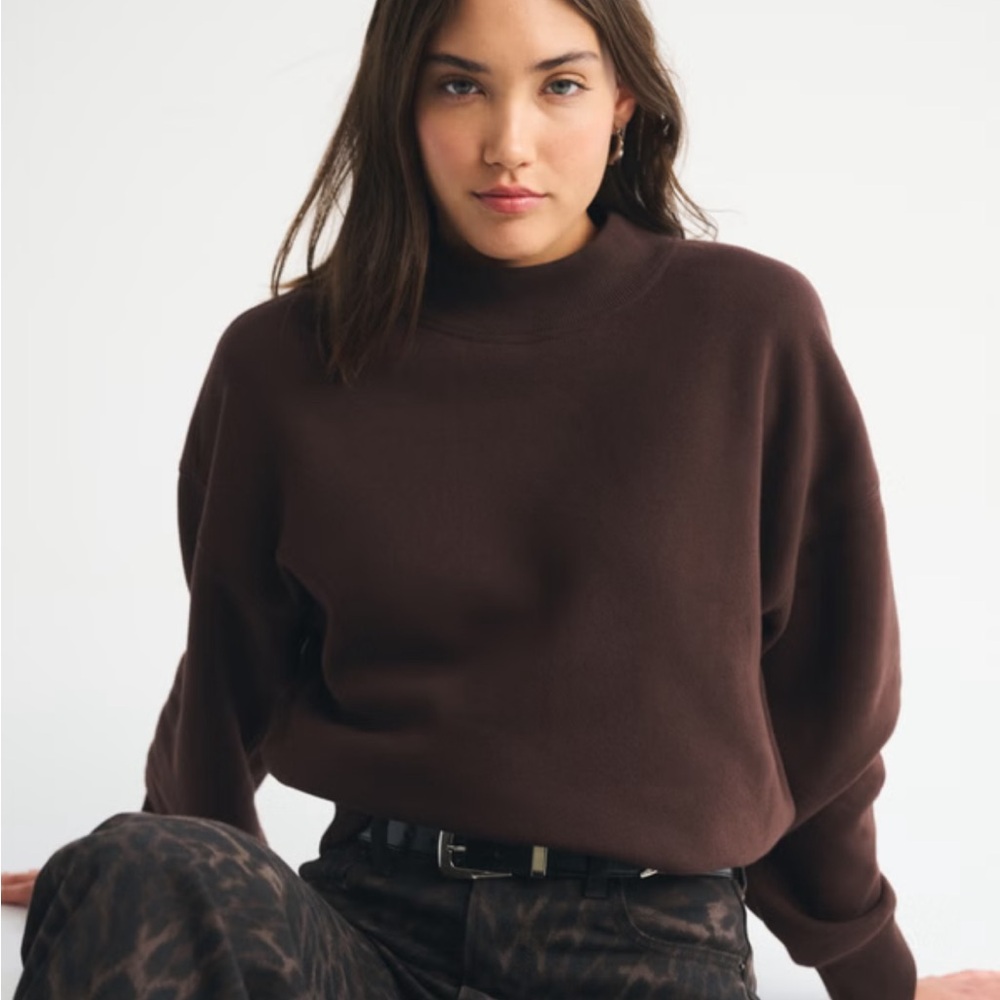 Abercrombie Sunday Mockneck Crew L
